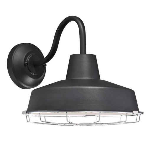 Westinghouse Academy 1Lt 12" Outdoor Wall Light Light/15W, Black/Cage - 6131300
