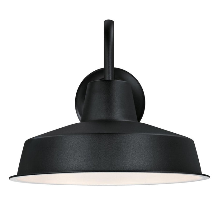 Westinghouse Academy 1Lt 12" Outdoor Wall Light Light, Black/Cage