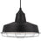 Westinghouse Academy 1 Light 12" Pendant, Black/Cage Shade