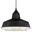 Westinghouse Academy 1 Light 16" Pendant, Black/Cage Shade