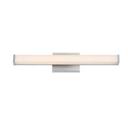 Westinghouse Dermot 1 Light 24" Wall Light, Nickel/Frosted Acrylic - 6134900
