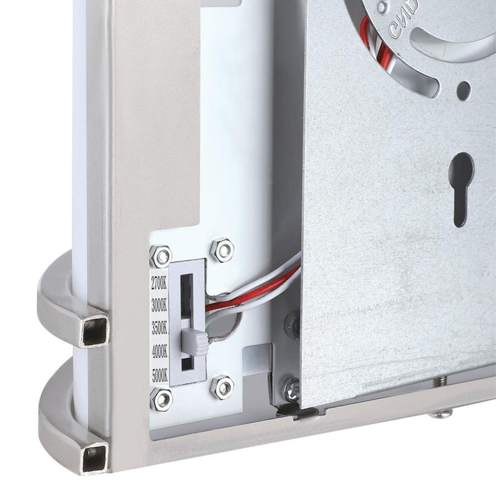 Westinghouse Hatboro 1 Light Wall Light, Nickel/Frosted Acrylic