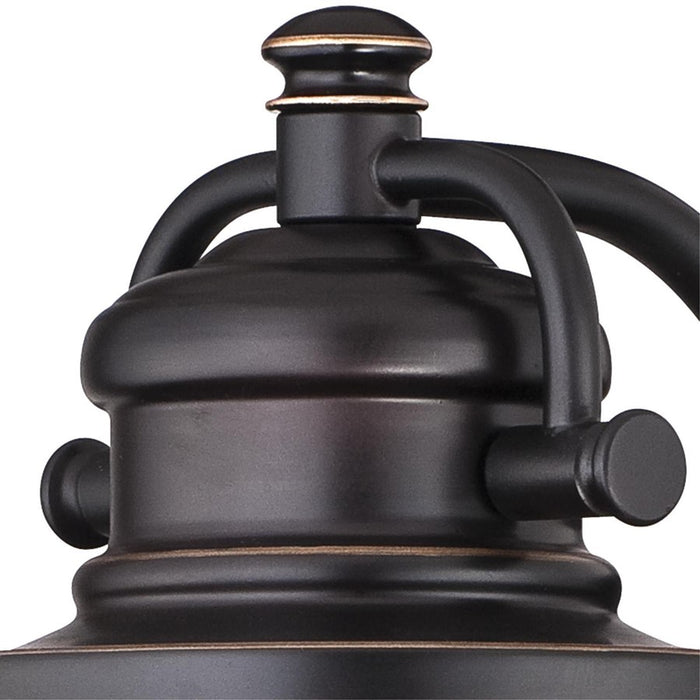 Westinghouse Emma Jane 1Lt Wall Light, Amber Bronze/Clear Seeded Glass