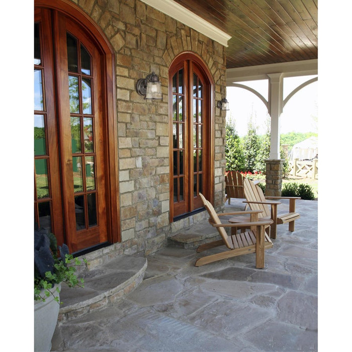 Westinghouse Emma Jane 1Lt Wall Light, Amber Bronze/Clear Seeded Glass