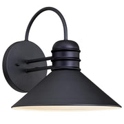 Westinghouse Watts Creek 1Lt 11" Outdoor Wall Light Light, Black/Metal - 6204400