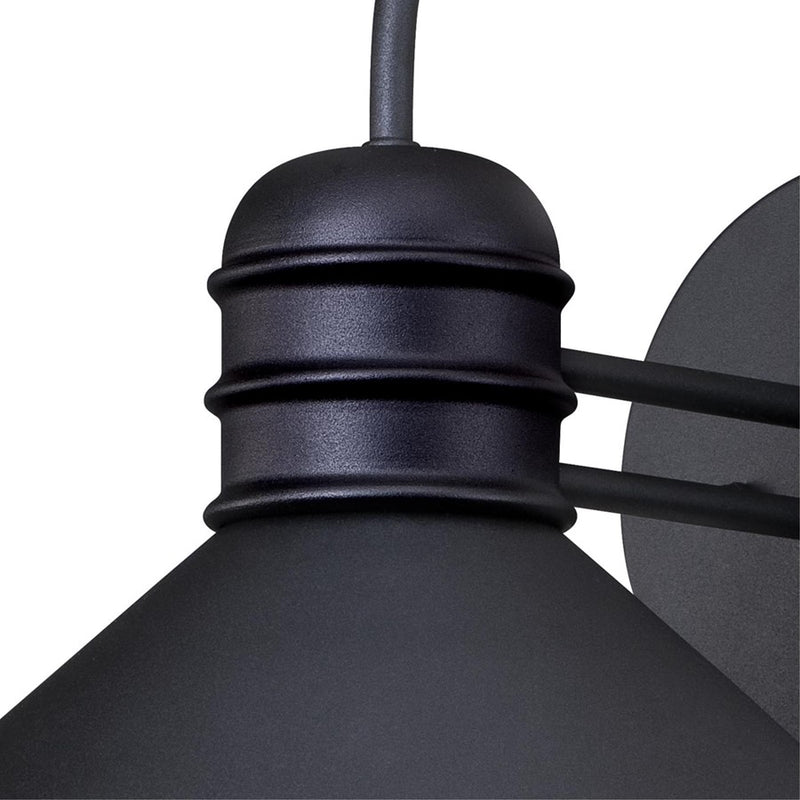 Westinghouse Watts Creek 1Lt 11" Outdoor Wall Light Light, Black/Metal