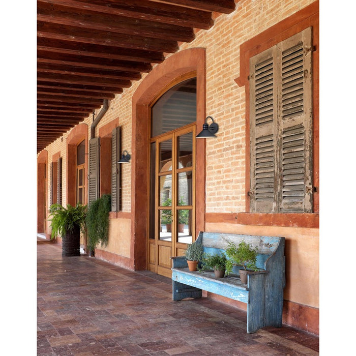 Westinghouse Watts Creek 1Lt 11" Outdoor Wall Light Light, Black/Metal