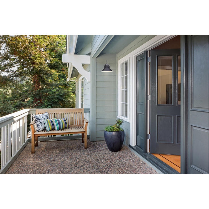 Westinghouse Watts Creek 1Lt 11" Outdoor Wall Light Light, Black/Metal