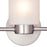 Westinghouse Sylvestre 3Lt Wall Light, Brushed Nickel/Frosted Seeded