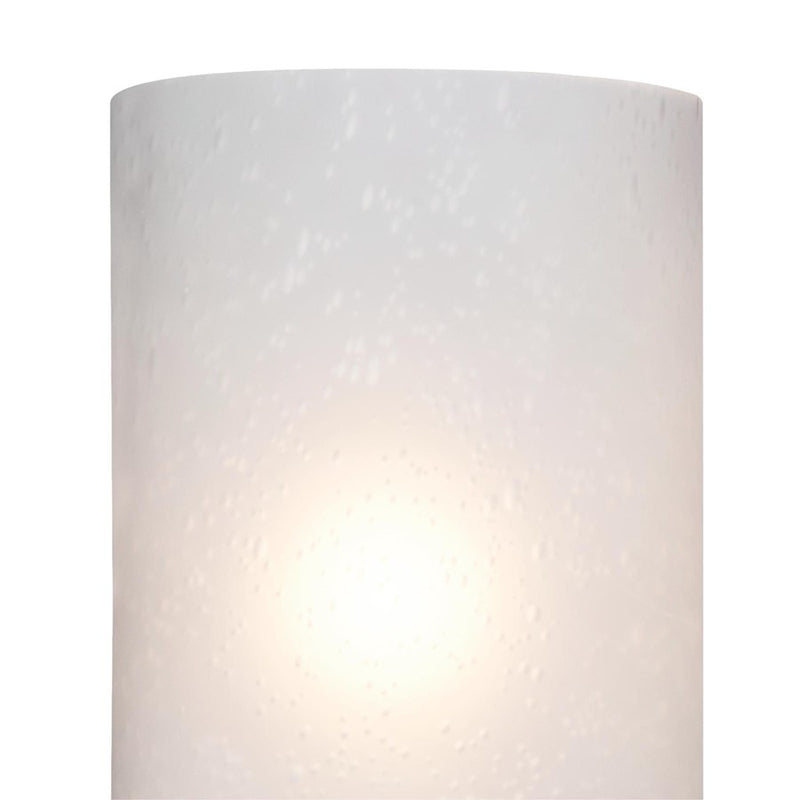 Westinghouse Sylvestre 3Lt Wall Light, Brushed Nickel/Frosted Seeded