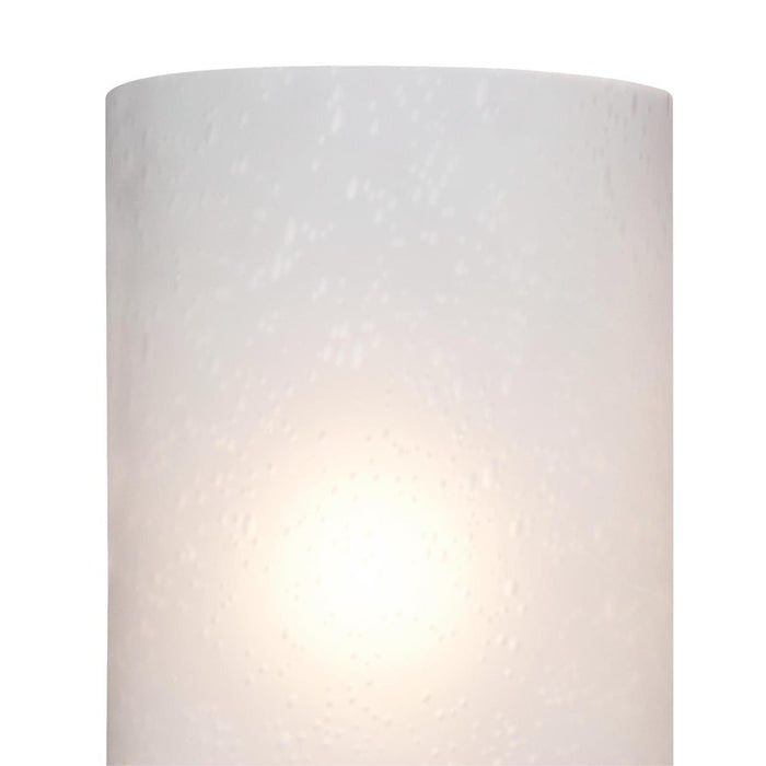 Westinghouse Sylvestre 3Lt Wall Light, Brushed Nickel/Frosted Seeded