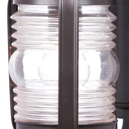 Westinghouse Weatherby 1 Light Wall Light, Weathered Bronze/Clear - 6230100