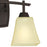 Westinghouse Midori 2 Light Wall Light, Oil Rubbed Bronze/Amber Linen