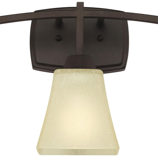 Westinghouse Midori 3 Light Wall Light, Oil Rubbed Bronze/Amber Linen