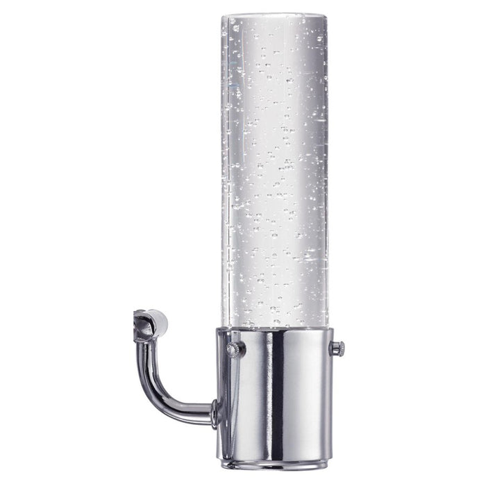 Westinghouse Cava 1 Light Wall Light, Chrome/Bubble Glass