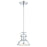 Westinghouse Boswell 1 Light Pendant, Chrome/Frosted Prismatic Lens - 63085A