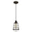 Westinghouse Nolan 1 Light Pendant, Oil Rubbed Bronze/Cage Shade