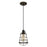 Westinghouse Nolan 1 Light Pendant, Oil Rubbed Bronze/Cage Shade