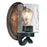 Westinghouse Barnwell 1Lt Wall Light, Text Iron/Barn/Clear Hammered - 6331600