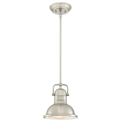 Westinghouse Boswell 1Lt Pendant, Nickel/Frosted Prismatic - 6334600