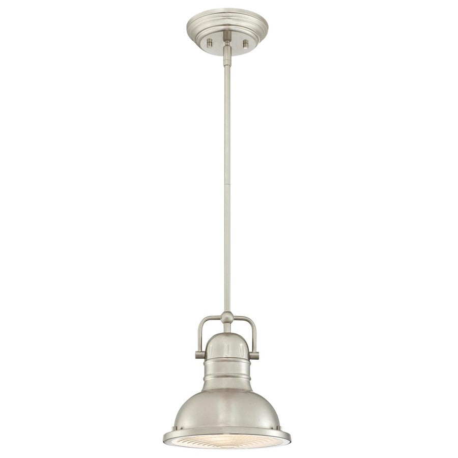 Westinghouse Boswell 1Lt Pendant, Nickel/Frosted Prismatic - 6334600
