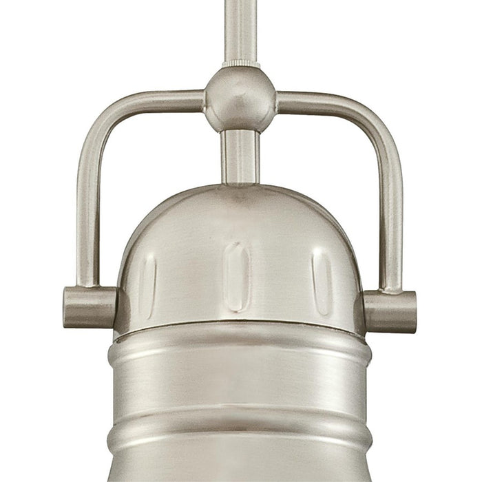 Westinghouse Boswell 1Lt Pendant, Nickel/Frosted Prismatic