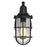 Westinghouse Crestview 1 Light Wall Light, Textured Black/Clear Seeded