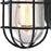 Westinghouse Crestview 1 Light Wall Light, Textured Black/Clear Seeded