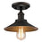 Westinghouse Louis 1 Light SemiFlush, Oil Rubbed Bronze/Metal Shade - 6336000