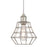 Westinghouse Nathaniel 1 Light Pendant, Brushed Nickel/Cage Shade