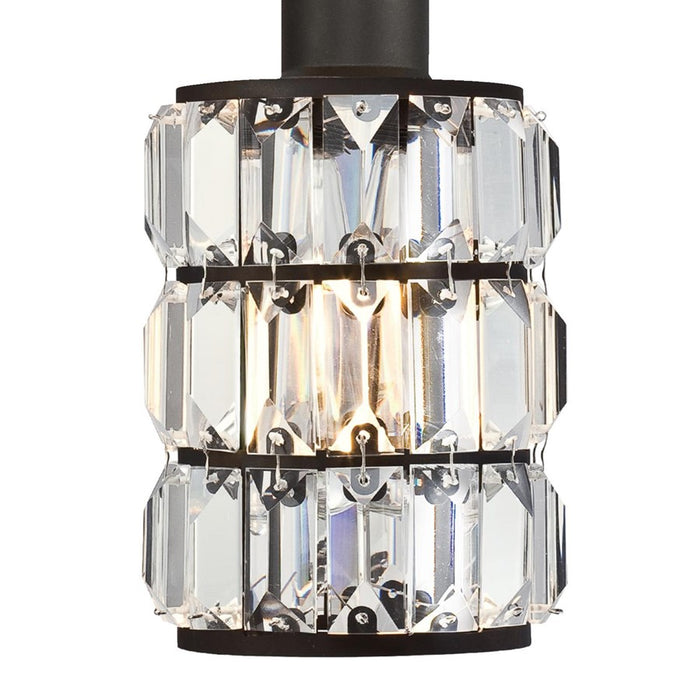 Westinghouse Sophie 3Lt Wall Light, Oil Rubbed Bronze/Crystal Prism