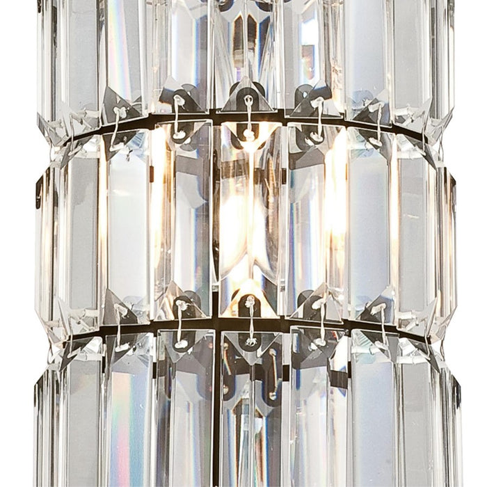 Westinghouse Sophie 1Lt Pendant, Oil Rubbed Bronze/Crystal Prism Glass