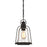 Westinghouse Brynn 1Lt Outdoor Pendant, Oil Rubbed Bronze/Clear Seeded - 6339900