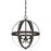 Westinghouse Stella Mira 3 Light Chandelier, Oil Rubbed Bronze - 6341800