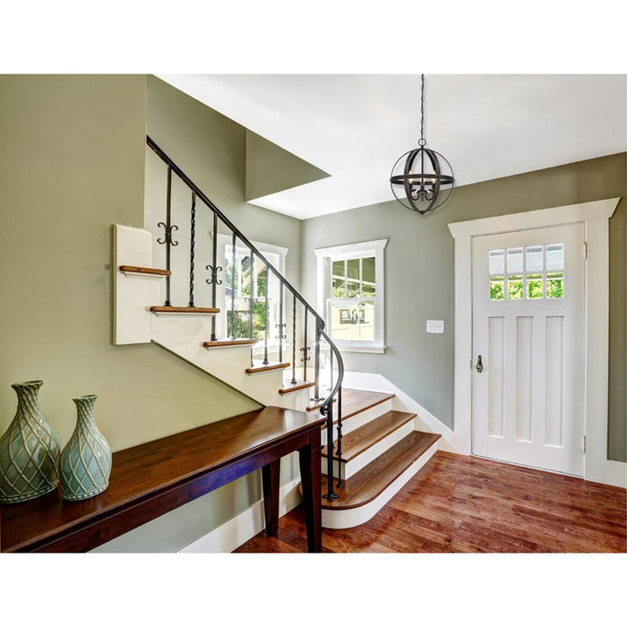 Westinghouse Stella Mira 3 Light Chandelier, Oil Rubbed Bronze