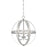 Westinghouse Stella Mira 3 Light Chandelier, Brushed Nickel - 6341900