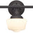 Westinghouse Scholar 3 Light Wall Light, Oil Rubbed Bronze/White Opal
