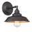 Westinghouse Iron Hill 1 Light Wall Light, Bronze/Metal Shade - 6344800