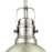 Westinghouse Madras 1 Light Pendant, Brushed Nickel/Metal Shade