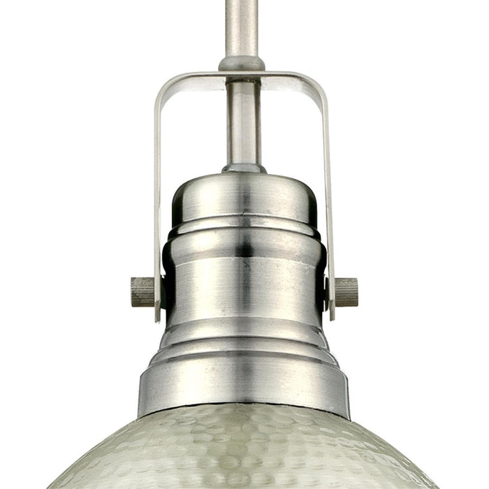 Westinghouse Madras 1 Light Pendant, Brushed Nickel/Metal Shade
