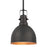 Westinghouse Madras 1 Light Pendant, Oil Rubbed Bronze/Metal Shade