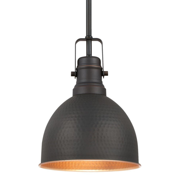 Westinghouse Madras 1 Light Pendant, Oil Rubbed Bronze/Metal Shade