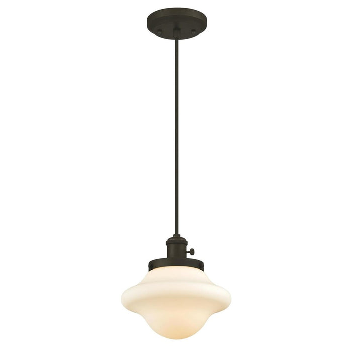 Westinghouse Wanda 1Lt Pendant, Oil Rubbed Bronze/Opal Frosted Glass - 6346500
