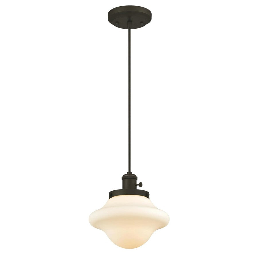 Westinghouse Wanda 1Lt Pendant, Oil Rubbed Bronze/Opal Frosted Glass - 6346500