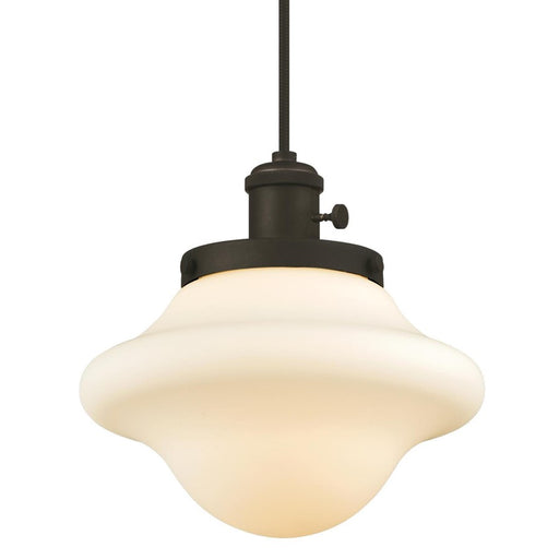 Westinghouse Wanda 1Lt Pendant, Oil Rubbed Bronze/Opal Frosted Glass
