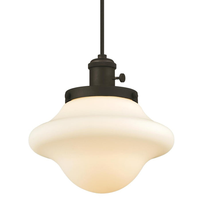Westinghouse Wanda 1Lt Pendant, Oil Rubbed Bronze/Opal Frosted Glass