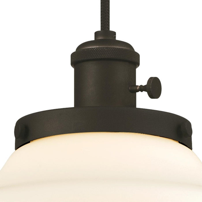 Westinghouse Wanda 1Lt Pendant, Oil Rubbed Bronze/Opal Frosted Glass