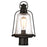 Westinghouse Brynn 1 Light PostLt, Oil Rubbed Bronze/Hl/Clear Seeded - 6347000
