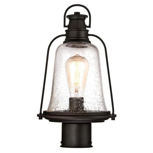 Westinghouse Brynn 1 Light PostLt, Oil Rubbed Bronze/Hl/Clear Seeded - 6347000