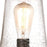 Westinghouse Brynn 1 Light PostLt, Oil Rubbed Bronze/Hl/Clear Seeded